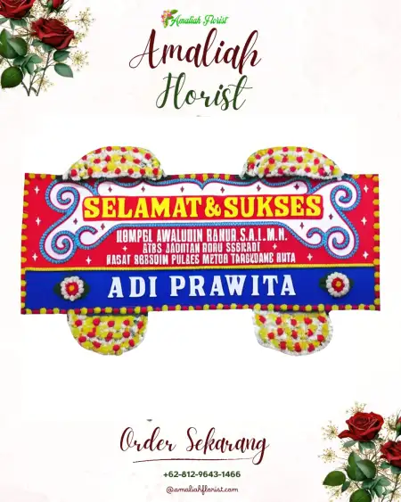 Papan Bunga Ucapan Selamat Dwikora